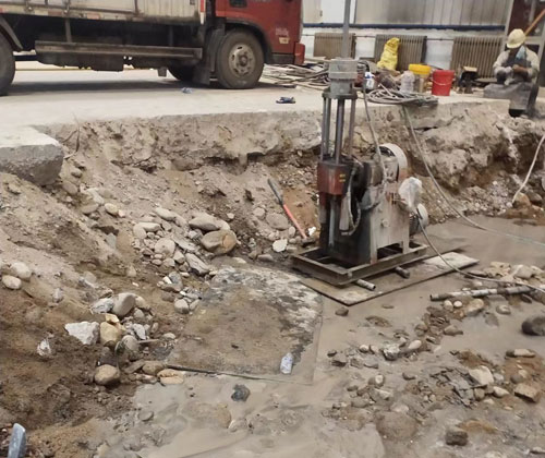 德保公路下沉压浆